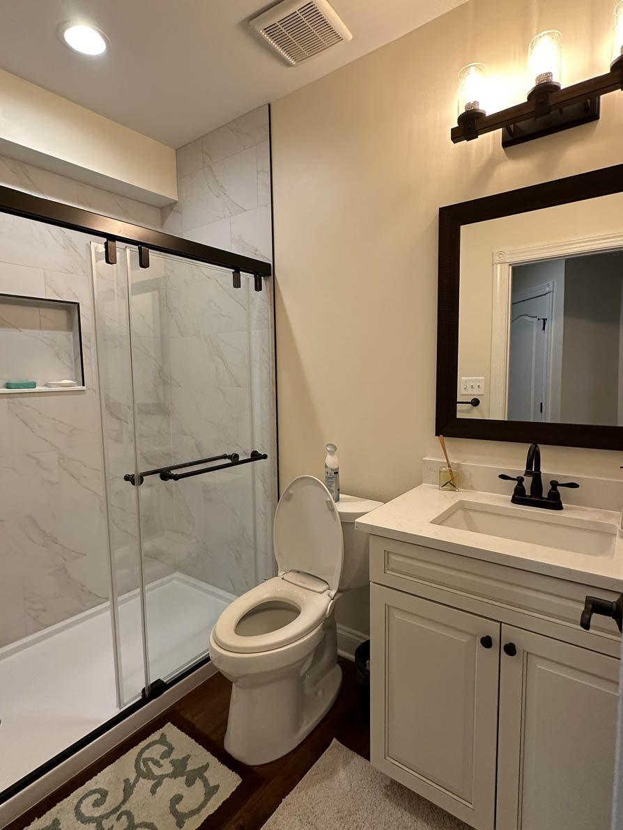 loudoun basements finished bathroom