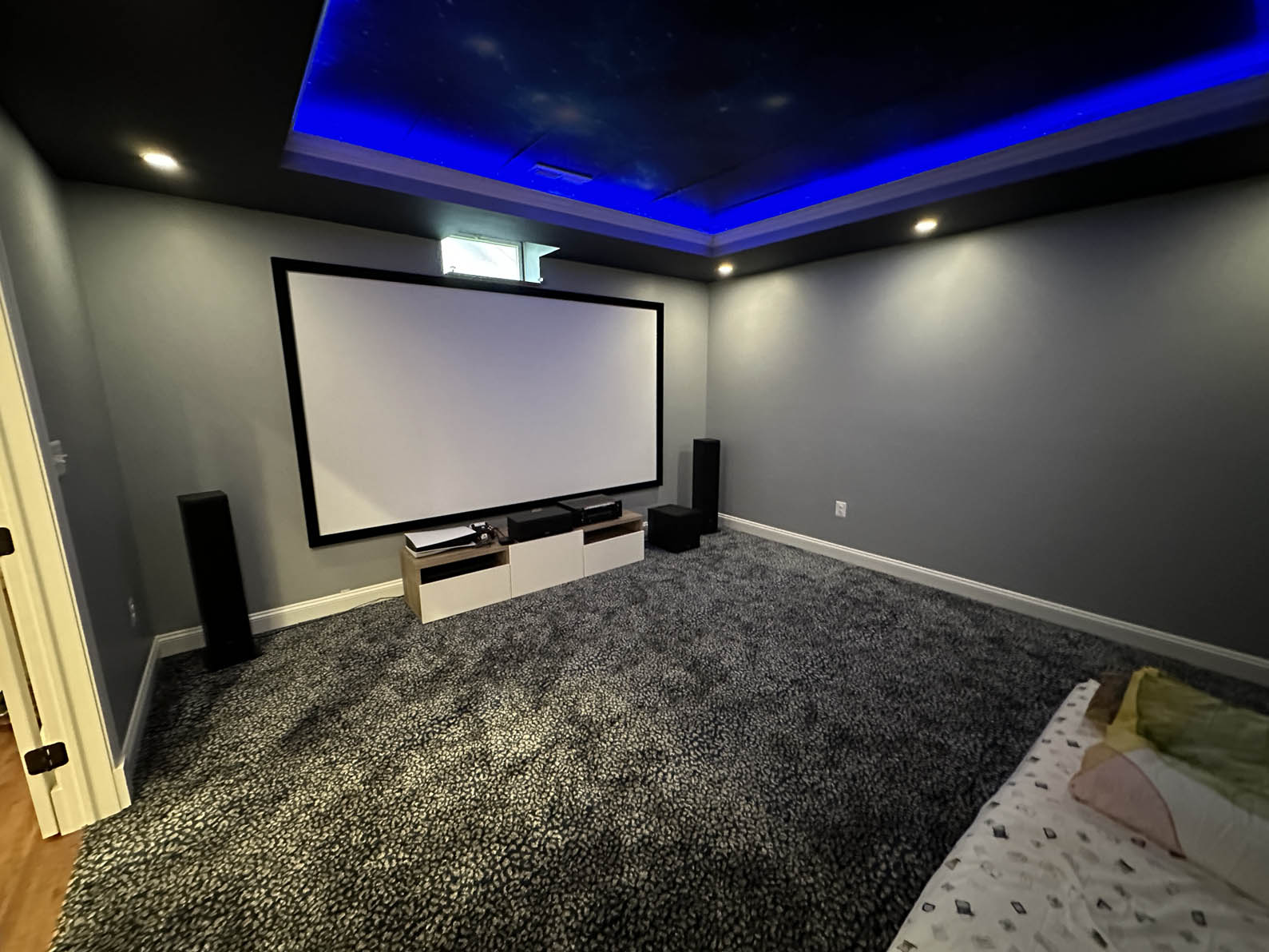 ashburn home theatre by loudoun basements