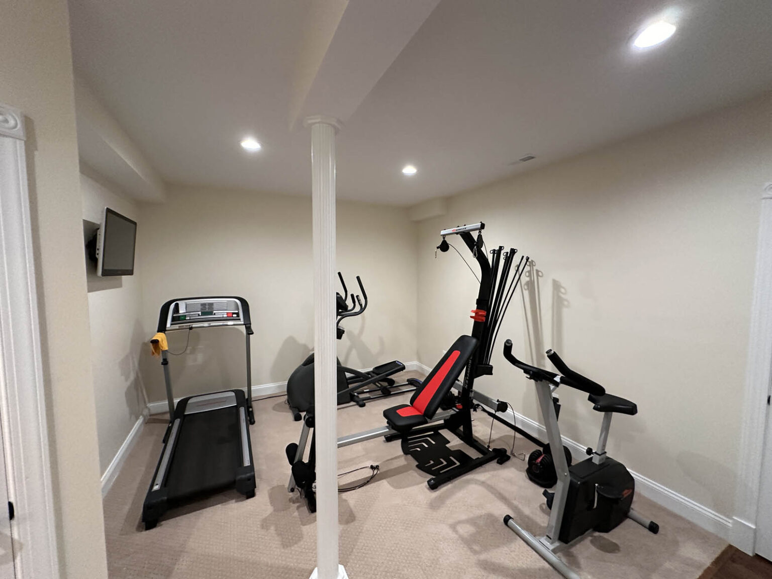 Ashburn Finished Basement Project by Loudoun Basements