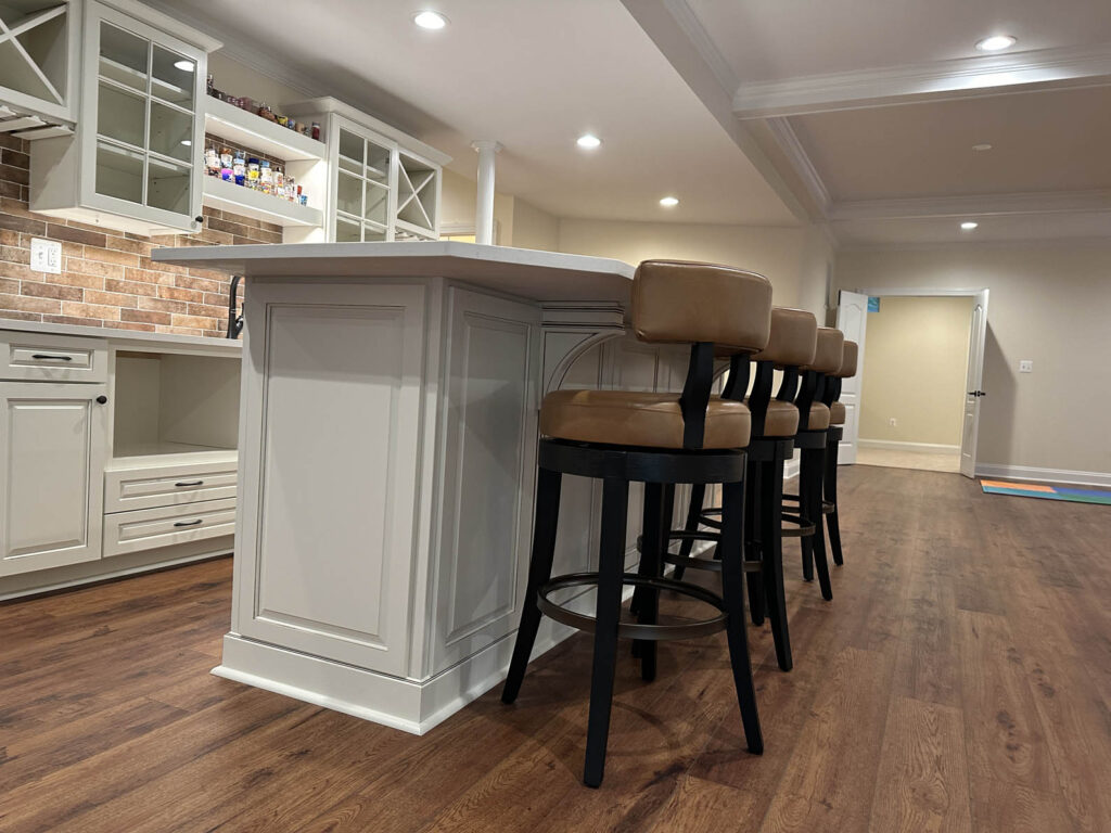 Ashburn Finished Basement Project by Loudoun Basements